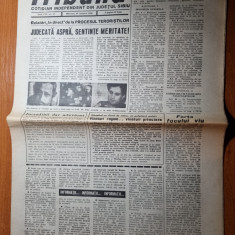 ziarul tribuna 10 ianuarie 1990-ziar din jud. sibiu,articol revolutia romana