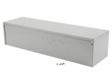 Carcasă Universală Aluminiu Gri 127x432x102mm