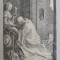 Hendrik Goltzius &quot;Ispitirea sfantului Anton&quot; gravura cca 1600