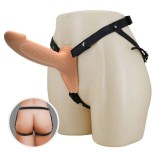 Strap-on Hollow Landon Dildo Realist +4.2 cm, Silicon, Natural