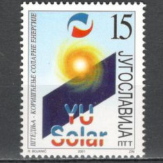 Iugoslavia.2001 Economisirea energiei-Folosirea energiei solare SI.622