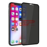 Geam protectie display sticla PRIVACY Full Glue Apple iPhone XS Max