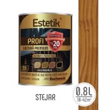 Lazura lemn Estetik Profi 0.8l stejar &ndash; protectie avansata UV