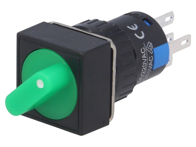 Comutator rotativ 2 poziții SPDT 3A/220VAC 2A/24VDC