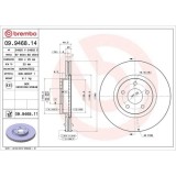 Set disc frana Ford C-Max (Dm2) 02.07-09.10, C-Max 2 (Dxa/Cb7 Dxa/Ceu) 04.10-06.19, C-Max 2 Van 10.10-06.19, Focus C-Max (Dm2) 10.03-03.07, Focus 2 (, BREMBO