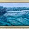 Mircea Popescu Tablou Peisaj Bucovinean de Iarnă Geroasă pictura ulei inramata 42x54cm