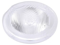 Lentilă LED Rotundă Plexiglass Transparentă 29-48&amp;deg; foto