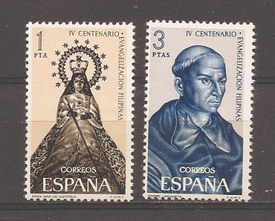 Spania 1965 - Aniversarea a 400 de ani de la creștinizarea Filipinelor, MNH foto