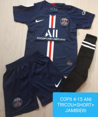 ECHIPAMENTE FOTBAL COPII 4/6 ANI ,PSG--MBAPPE ! MODEL 2020 foto