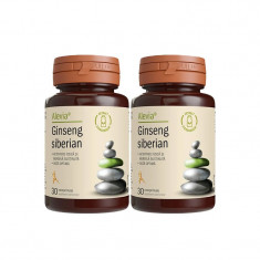 Alevia Ginseng siberian 250mg pachet 30 comprimate+30comprimate