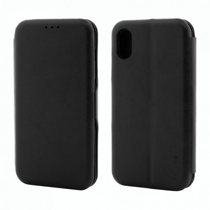 Husa de protectie Vetter pentru iPhone XS, X, Flip Series, Black