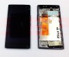 LCD+Touchscreen cu Rama Allview X2 Soul Style / X2 Soul Style Plus SILVER original