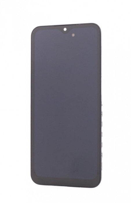 LCD Samsung Galaxy A15, A155, Negru + Rama, , Small Glass