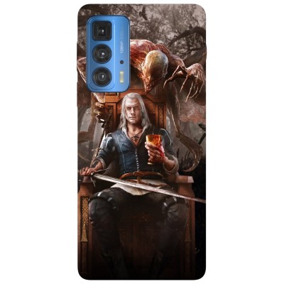 Husa compatibila cu Motorola Edge 20 model Gerald the Witcher, Silicon, TPU, Viceversa foto