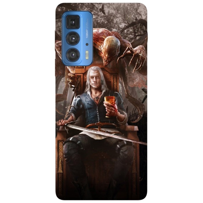 Husa compatibila cu Motorola Edge 20 model Gerald the Witcher, Silicon, TPU, Viceversa