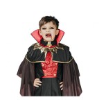 Costum Vampir Gotic copii 110/120 (5-6 Ani) bluza pelerina si pantaloni