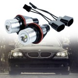 Set 2 Becuri LED Marker H8, pentru DRL Angel Eyes, 5W, 450lm, IP67, cu CANBUS, Compatibile BMW E83 E87 E60 E61 E53 E63 E64 E65 E66, 6000K - Lumina Alb