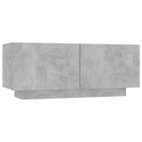 Cumpara ieftin Noptiera, gri beton, 100x35x40 cm, lemn prelucrat