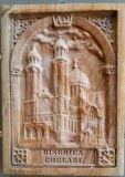 Lucrare sculptură bisericească lemn Biserica Ghelari, Hunedoara / basorelief