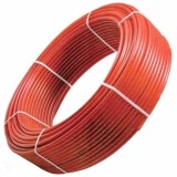 Cumpara ieftin Tub flexibil PVC ignifug Flores, O 20 mm, portocaliu, 100 metri