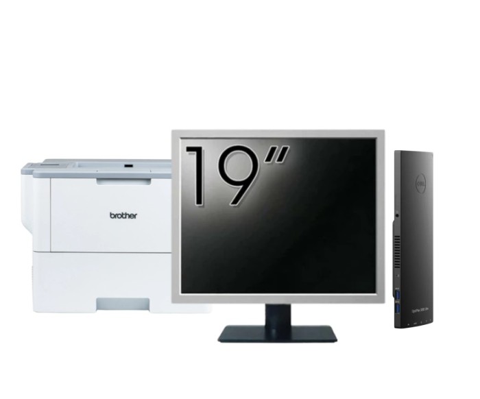 Pachet Calculator Second Hand DELL OptiPlex 3090 Mini UFF, Intel Core i5-1145G7 2.60 - 4.40GHz, 8GB DDR4, 256GB SSD, Intel Iris Xe Graphics + Monitor