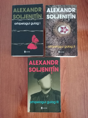 Alexandr Soljeniț&amp;icirc;n, Arhipeleagul Gulag, 3 volume foto