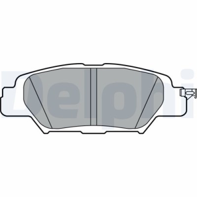 Set placute frana spate DELPHI, Mazda Cx-5 (Ke, Gh), 11.2011-02.2017, CX-5 (KF), 11.2016-, spate; puntea spate; Echipament vehicul : vehicul cu frana foto