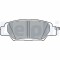 Set placute frana spate DELPHI, Mazda Cx-5 (Ke, Gh), 11.2011-02.2017, CX-5 (KF), 11.2016-, spate; puntea spate; Echipament vehicul : vehicul cu frana