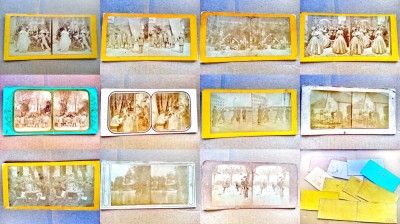 A525-Set 11 foto kabinet vechi anii 1900: grupuri de militari, oameni, mecanici. foto