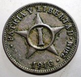B.553 CUBA 1 UN CENTAVO 1916