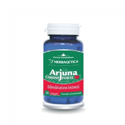 Arjuna Cardio Forte 30 capsule Herbagetica foto