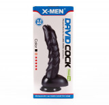 Dildo flexibil X-Men 11,9 David Cock negru