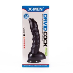 Dildo flexibil X-Men 11,9 David Cock negru