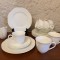 SET DE 19 PIESE DIN PORTELAN VILLEROY BOCH- ARCO WEISS- CHATEAU COLLECTION- BONE CHINA
