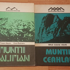 Set 2 carti din colectia Monografii Montane
