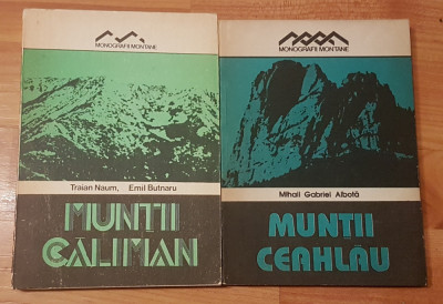 Set 2 carti din colectia Monografii Montane foto