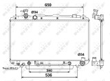 NRF 58415 Radiator, racire motor
