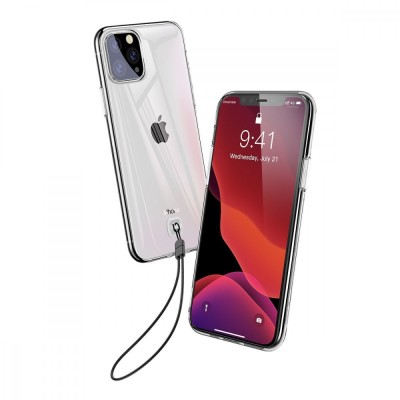 Husa Apple iPhone 11 Pro, Baseus Transparent Key, Alb, 5.8 inch foto