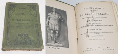 Carte veche anul 1906 IULII CAESARIS commentarii DE BELLO GALLICCO Ignaz Prammer foto