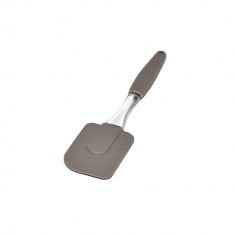 Spatula pentru gatit, din silicon, gri, 26,5x6x1,8 cm, Kinghoff foto