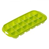 Formă Gheță Plastic, 18 Locuri, Verde Lime, 23x12 cm, Oem