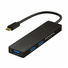 DOCKING STATION 5 IN 1 TIP C HUB 3X USB 3.0 CARD READER