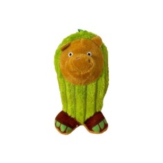 Figurina Sahur, tip breloc, de plus, maro-verde, 15cm
