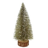 Bradut decorativ de Craciun, auriu, inaltime 19 cm, SYXS-2723004