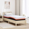 VidaXL Saltea Alb și gri 80 x 200 cm Spumă cu Memorie 4106300