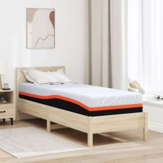 vidaXL Saltea Alb, Gri 80 x 200 cm Spumă