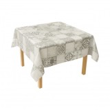 Rola fata de masa decorativa PVC 1.37x20m, grosime 0.18mm, textil 45 g/mp, model mozaic vintage Breckner Germany