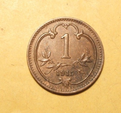 AUSTRIA 1 HELLER 1915 foto