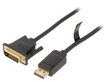 Cablu DisplayPort la DVI-D 1m Negru