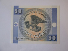 Kirghistan 50 Tyin 1993 UNC foto